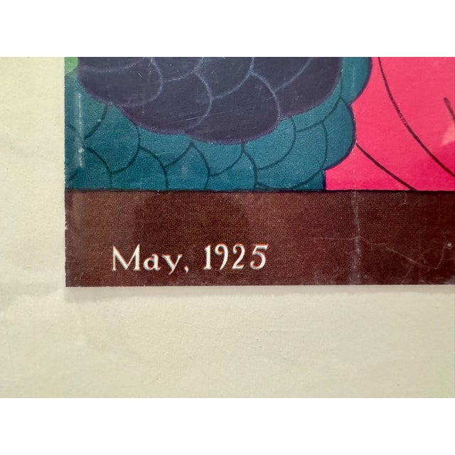 Art Deco 1925 Original Asia Magazine Cover, May, Frank McIntosh, Art Deco, Matted For Sale - Image 3 of 6