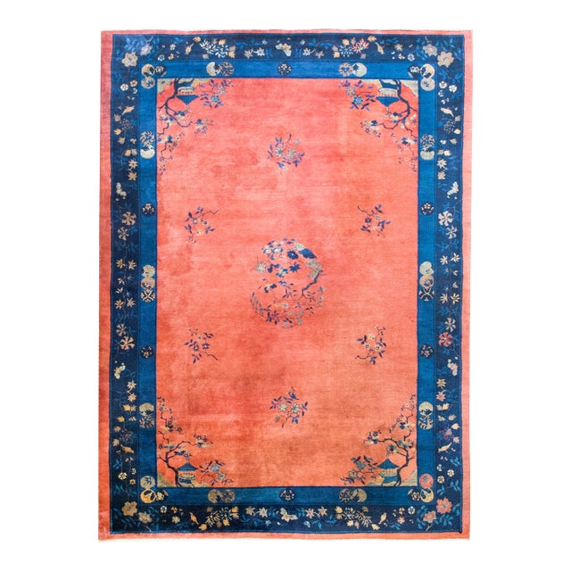 Early 20th Century Chinese Art Deco Rug For Sale
