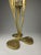 Large Art Nouveau Style Floor Vase in Brass and Glass, 1970 For Sale - Image 10 of 12