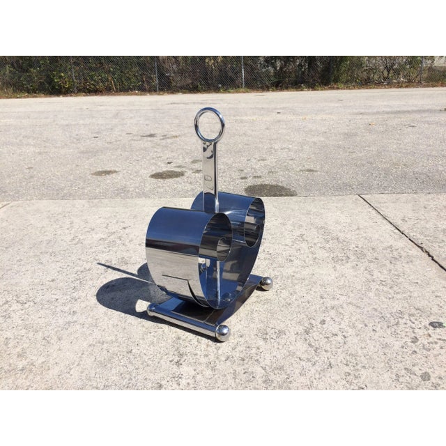 1930s Norman Bel Geddes Art Deco Magazine Rack For Sale - Image 10 of 11