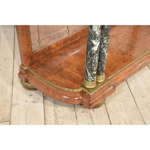 Louis XV Marble Topped Console Table, 1890s For Sale - Image 5 of 14