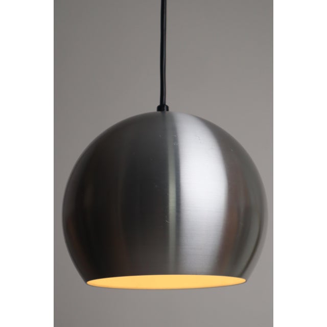Space Age Aluminum Ball Lamp, 1960s For Sale - Image 6 of 11