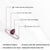 Minimalist Bezel Set Pear 0.8 Ct Red Ruby Solitaire Ring in 925 Solid Silver Size 7.5 For Sale - Image 11 of 14