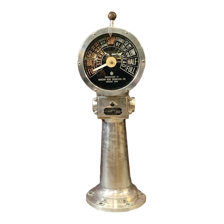 Aluminum Ships Engine Order Telegraph | Chairish