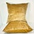 Textile Vintage Boho Chic Contemporary Carmel Velour Striped Decorative Pillows - Set of 2. For Sale - Image 7 of 11