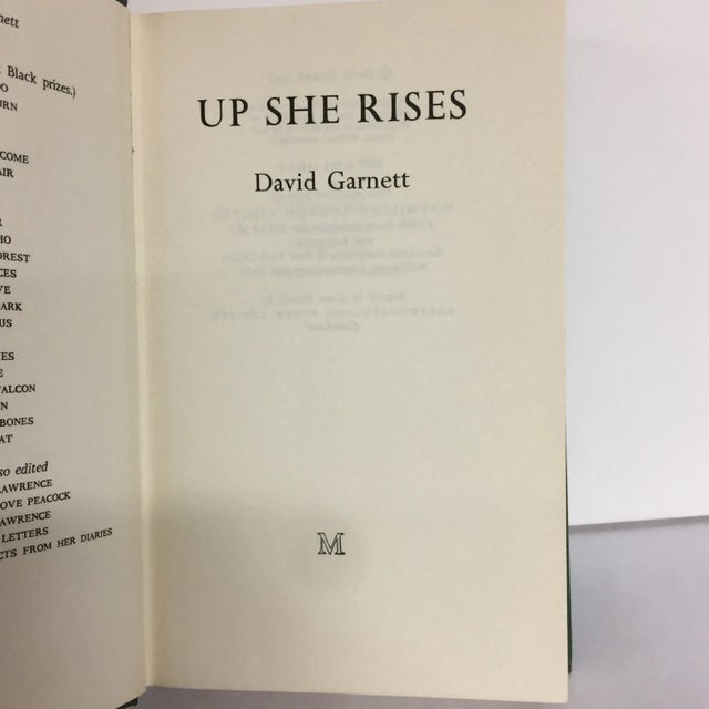 1977 Up She Rises by David Garnett For Sale - Image 5 of 7