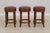 Age: C.2014 Details: Fine Carved Details High Quality Construction Nice Tooled Leather Nicely Carved Details Swivel Seats...