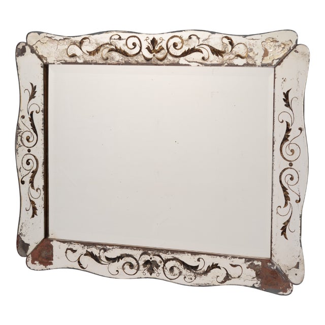 Venetian Wall Mirror, 1930 For Sale