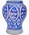 Impressive one-of-a-kind antique Moroccan ceramic vase meticulously handcrafted and glazed in an ornate curved silhouette....