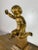 19th Century Italian Giltwood Cherub on Carved Plinth Base For Sale - Image 9 of 10