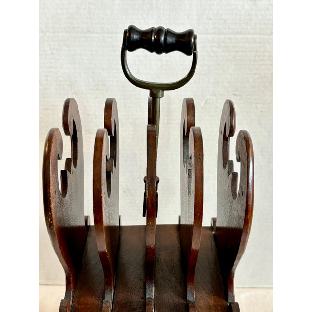 Wood 19th Century Letter Holder / Magazine Stand For Sale - Image 7 of 12