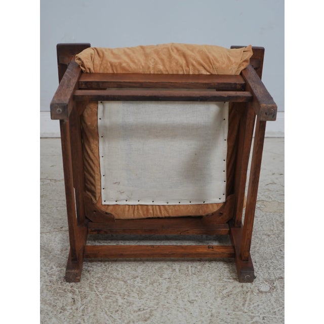 Gustav Stickley Mission Oak Armchair For Sale - Image 17 of 18