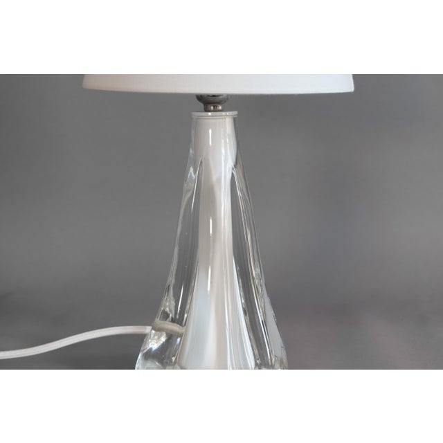 Glass Swedish Glass Table Lamp, 1960 For Sale - Image 7 of 8