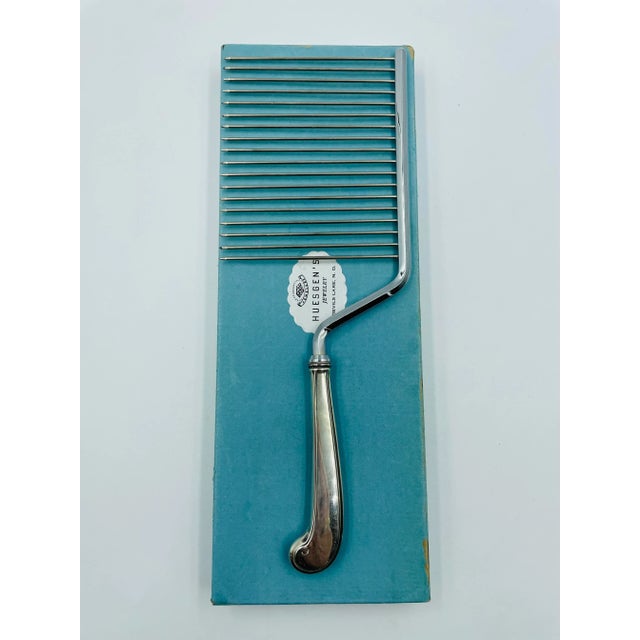 Mid 20th Century Vintage Webster Sterling Silver Handled Cake Breaker For Sale - Image 5 of 12