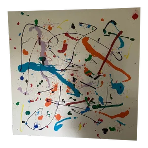 Large Colorful Abstract Painting