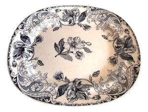 Antique Victorian Meat Platters, 1890, Set of 2