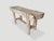 Contemporary Andrianna Shamaris Impressive Teak Wood Log Style Console Table For Sale - Image 3 of 18