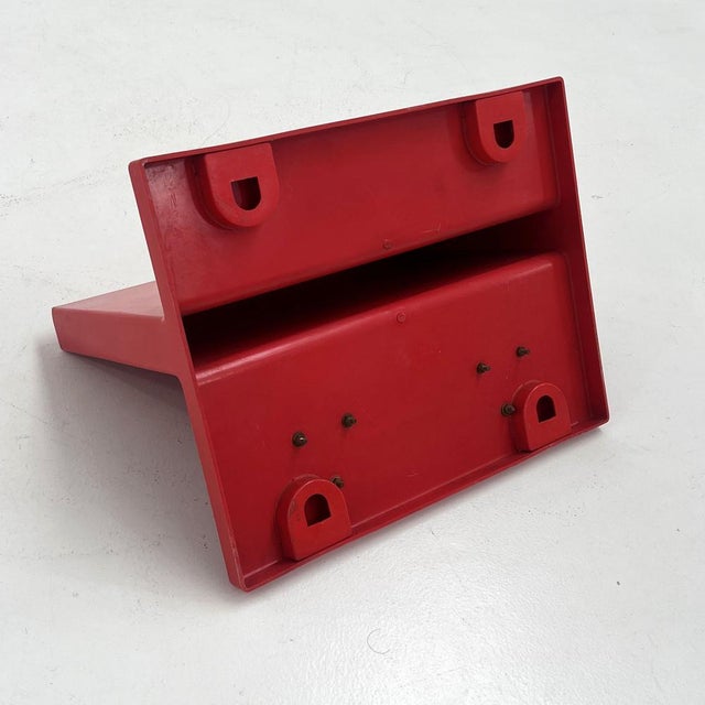 Red Coat Rack and Shelf by Marcello Siard & Olaf Von Bohr for Kartell, 1970s For Sale - Image 6 of 7