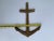 Mid 20th Century Vintage Brass Nautical Anchor Wall Decal For Sale - Image 5 of 8