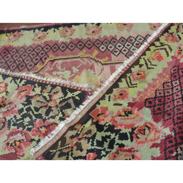 Antique Bessarabian Kilim, 5' X 7' For Sale - Image 4 of 12