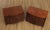 High Quality Vintage Paul Evans Influenced Pair of Oak Cabinet Nightstands, by Lane (Not Labeled)