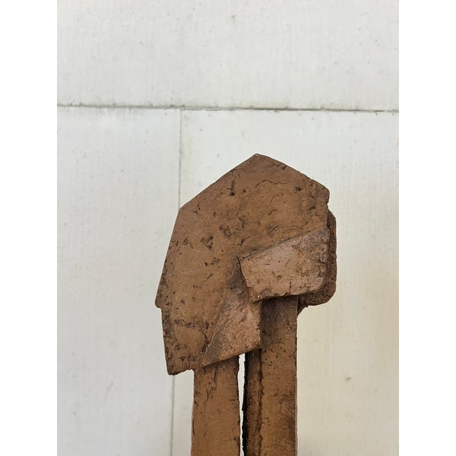 Artist unknown France 1960s H 43cm W 17cm D 10cm Abstract Elegance. Discover the raw beauty and timeless allure of this...