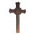 Huge Antique Industrial Outdoor Cast Iron Religious Catholic Crucifix Cross For Sale