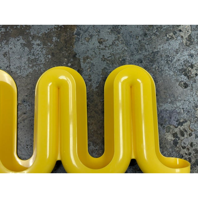 Anna Dawson for Heller Swell Yellow Wall Catchall For Sale - Image 9 of 12