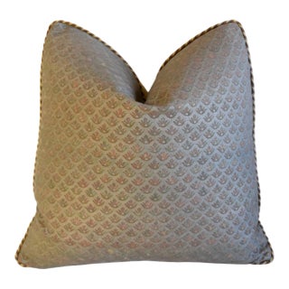 Italian Designer Mariano Fortuny Canestrelli Shell Feather/Down Pillow For Sale