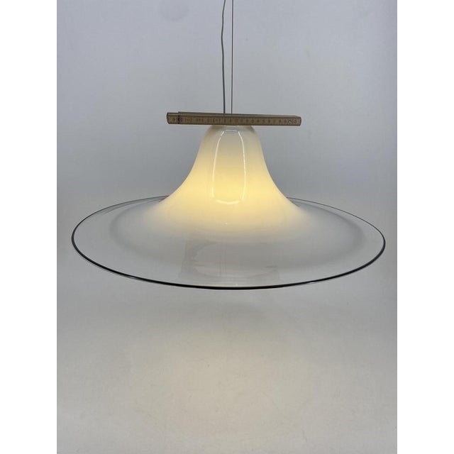 Murano Glass Ceiling Lamp by Renato Toso for Leucos, Italy, 1970s For Sale - Image 16 of 17