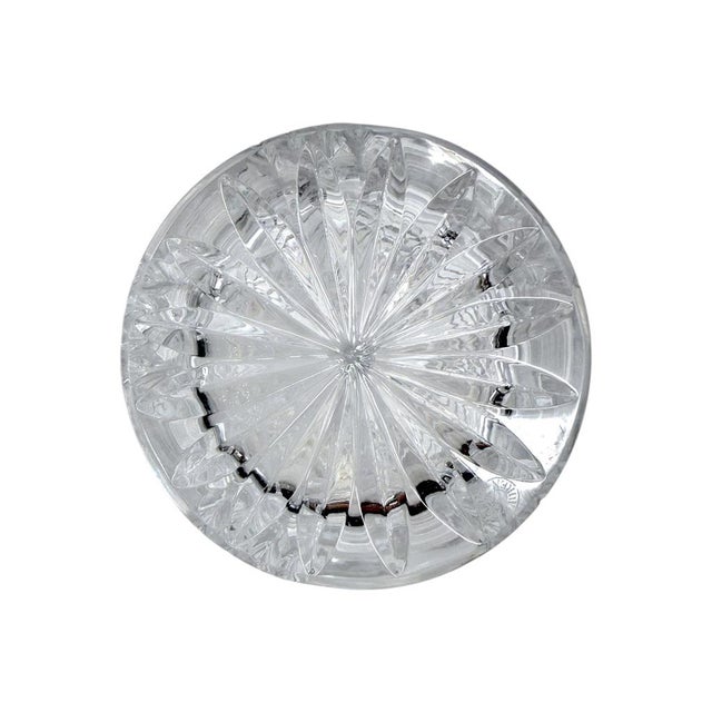 Late 20th Century Ralph Lauren Glen Plaid Crystal Decanter With Stopper Made in Poland For Sale - Image 9 of 13
