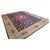 Persian Antique Persian Tabriz Wool 10X13 Navy, Orange & Teal Handmade Area Rug #9902146 For Sale - Image 3 of 7