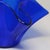 Glass Blue Murano Glass Fazzoletto Vase from Dogi, Italy, 1970s For Sale - Image 7 of 9