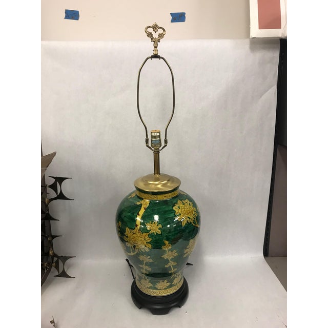 Vintage Ceramic Hand Painted Oriental Table Lamp Chairish
