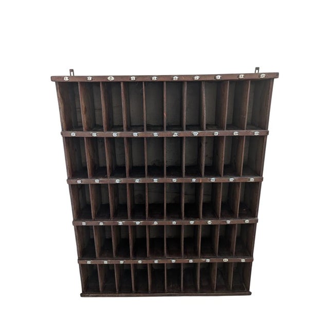 Mailbox in Wood, 1940s For Sale - Image 6 of 6