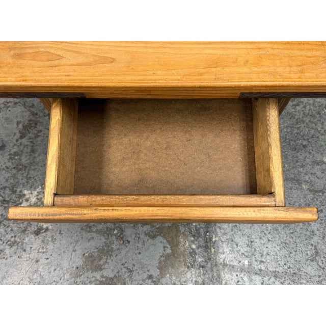 Rustic Pine Wood Nightstand For Sale - Image 10 of 12