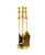 Elevate the style of your hearth with this elegant set of Italian fireplace tools, crafted in Italy in the late 20th...