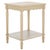 Heaven Scalloped Accent Table in Natural For Sale In Philadelphia - Image 6 of 8