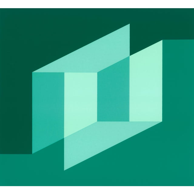 Serigraph by Josef Albers from the monumental "Formulation : Articulation" published by Harry N. Abrams and Ives-Sillman...
