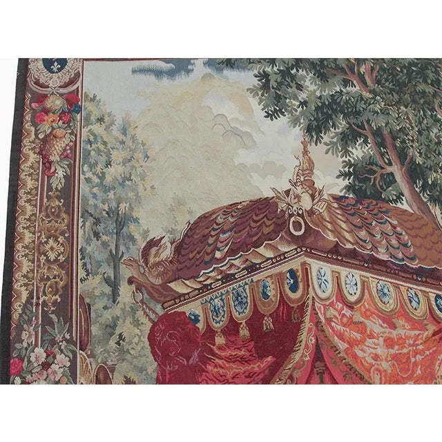 1990s French Tapestry Recreation “The Collation” For Sale - Image 4 of 10