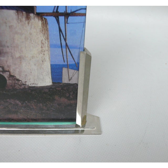 Metal French Art Deco Picture Frame, 1920s For Sale - Image 7 of 17