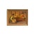 Mid Century Oil on Canvas Woman With Child and Lamb Toy 20" For Sale - Image 9 of 9