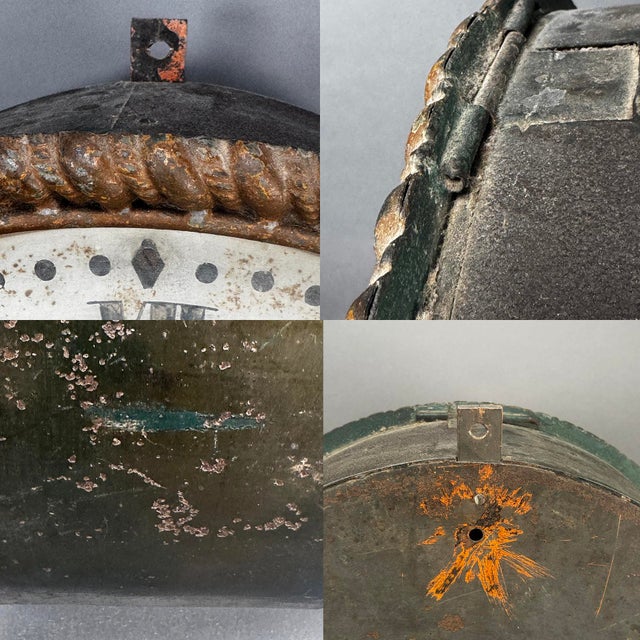 Superb 1890's Antique Paul Garnier Paris Railroad Clock Fine Gilding & Patina Huge 20" Face For Sale - Image 15 of 18