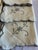 Vintage Ivory Cotton Napkins With Gray Floral Embroidery, Set of 8 For Sale In Oklahoma City - Image 6 of 8