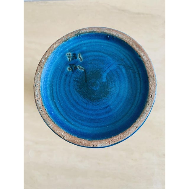 Mid-Century Modern Rimini Blue Candleholder from Bitossi, 1950s For Sale - Image 14 of 17