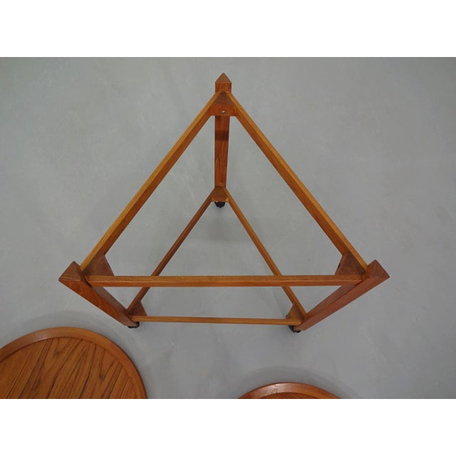 Teak Serving Trolley from Sika Møbler, 1960s For Sale - Image 6 of 17