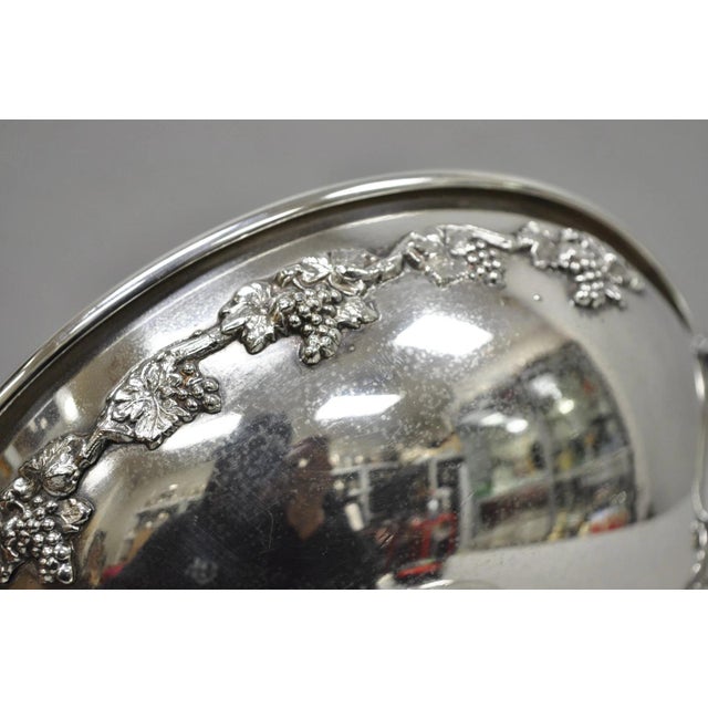 Vintage Rs Co Sheffield Silver Plated Trophy Cup Pedestal Compote Fruit Bowl For Sale - Image 10 of 13