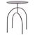 Saburo Ronin Accent Table in Black, 22" For Sale In Philadelphia - Image 6 of 8