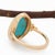 5.4cts Sonoran Turquoise Ring With Natural Diamonds: Solid 14k Gold, 1Size 6.75 For Sale - Image 9 of 10