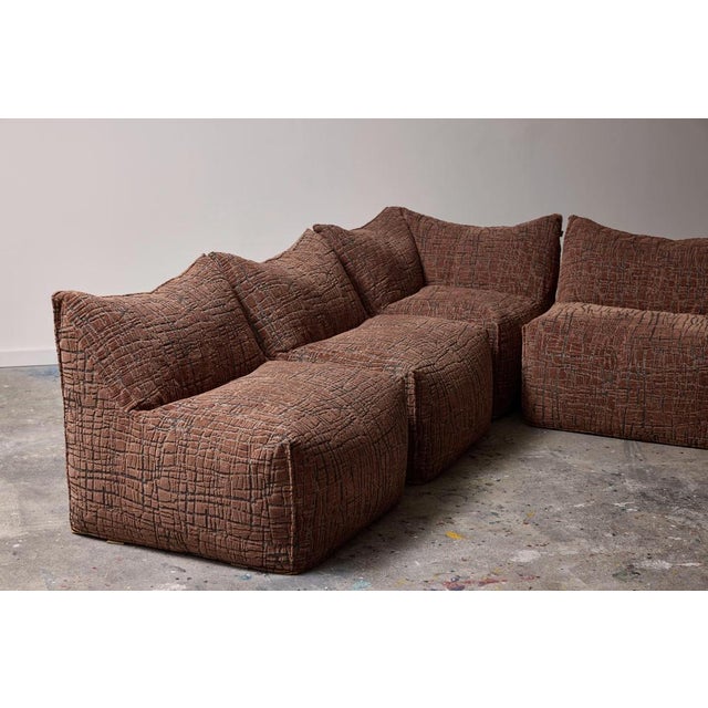 Textile Le Bambole Modular Sofa by Mario Bellini for B&B Italia, 1972, Set of 7 For Sale - Image 7 of 13
